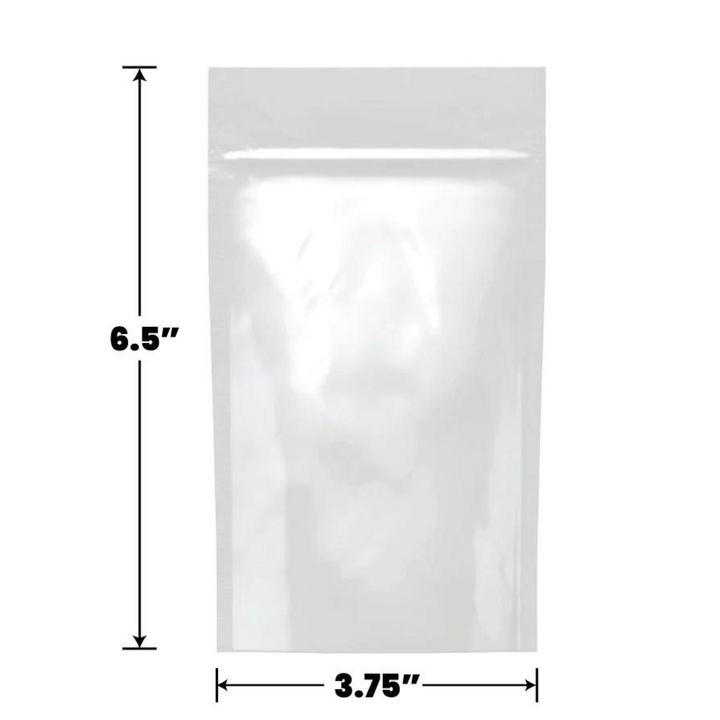 Bolsas Mylar 1/4 oz (7 gramos) - Blanco