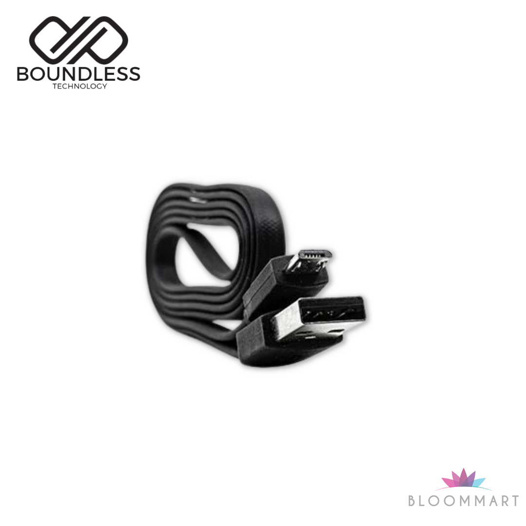 Cable de Carga Boundless Micro USB Negro Bloommart