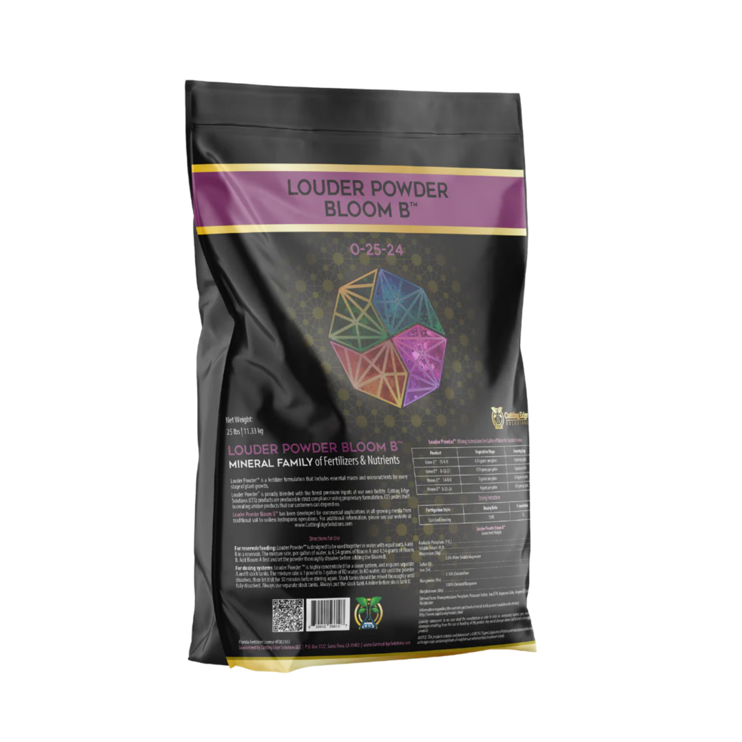 Louder Powder Bloom B™ 0-25-24 – Fase de Floración (Cutting Edge Solutions)