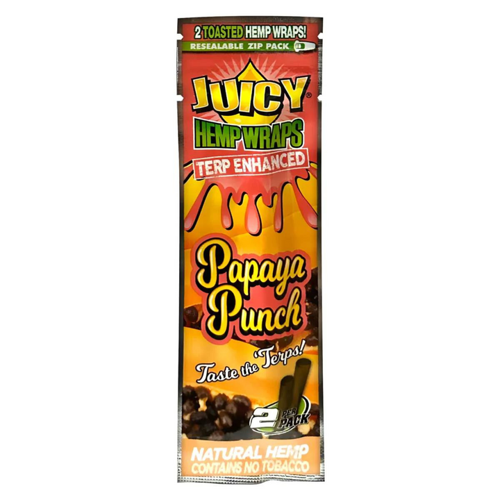 Hemp wrap Terpenos Papaya Punch - Juicy Jay´s