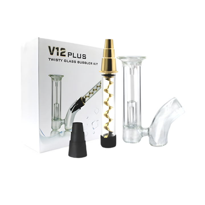 Kit V12 Plus Twist Blunt Glass 7 Pipe