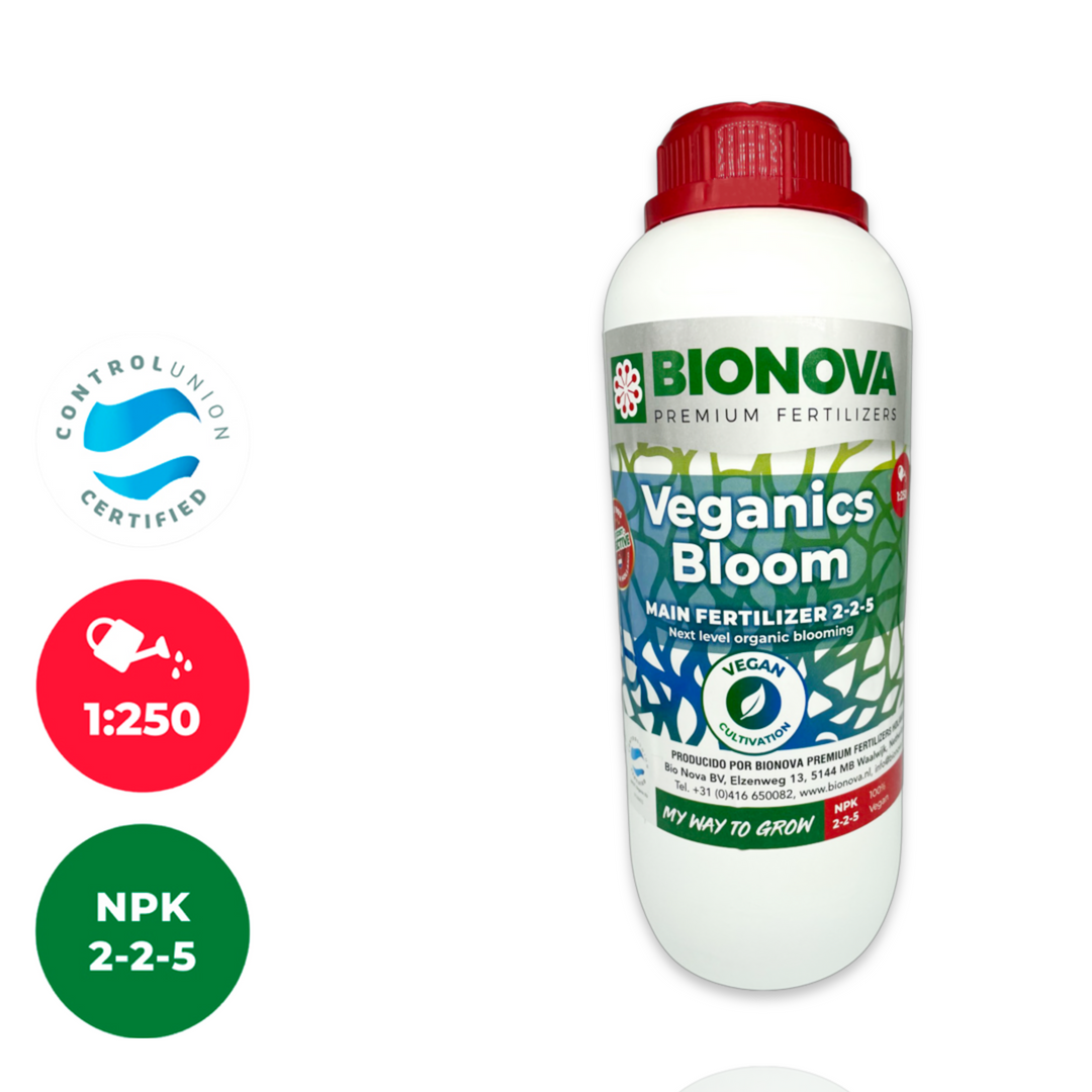 Bionova Veganics  Bloom - Fertilizante 100% orgánico