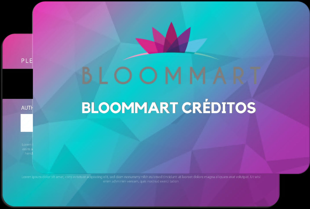 Tarjeta de regalos con Bloommart Créditos