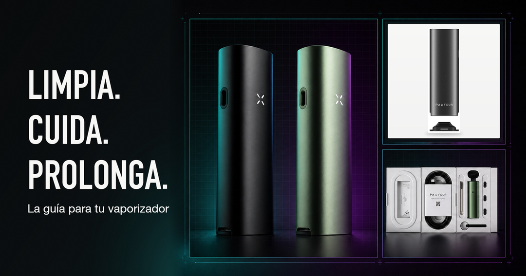 Cuidado y mantenimiento del vaporizador PAX FOUR Onyx y Greenstone