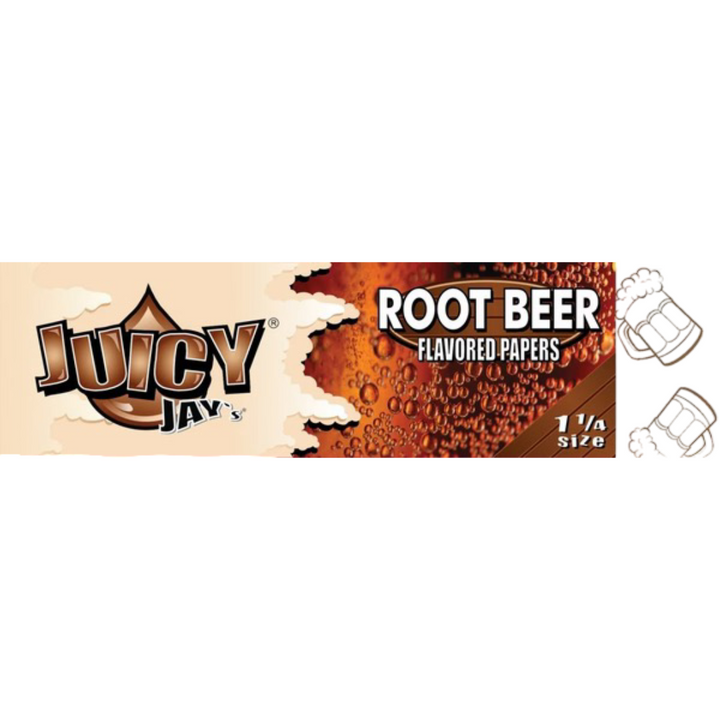 Juicy Jay’s Root Beer 1¼ – Siente el sabor espumoso y dulce del clásico americano