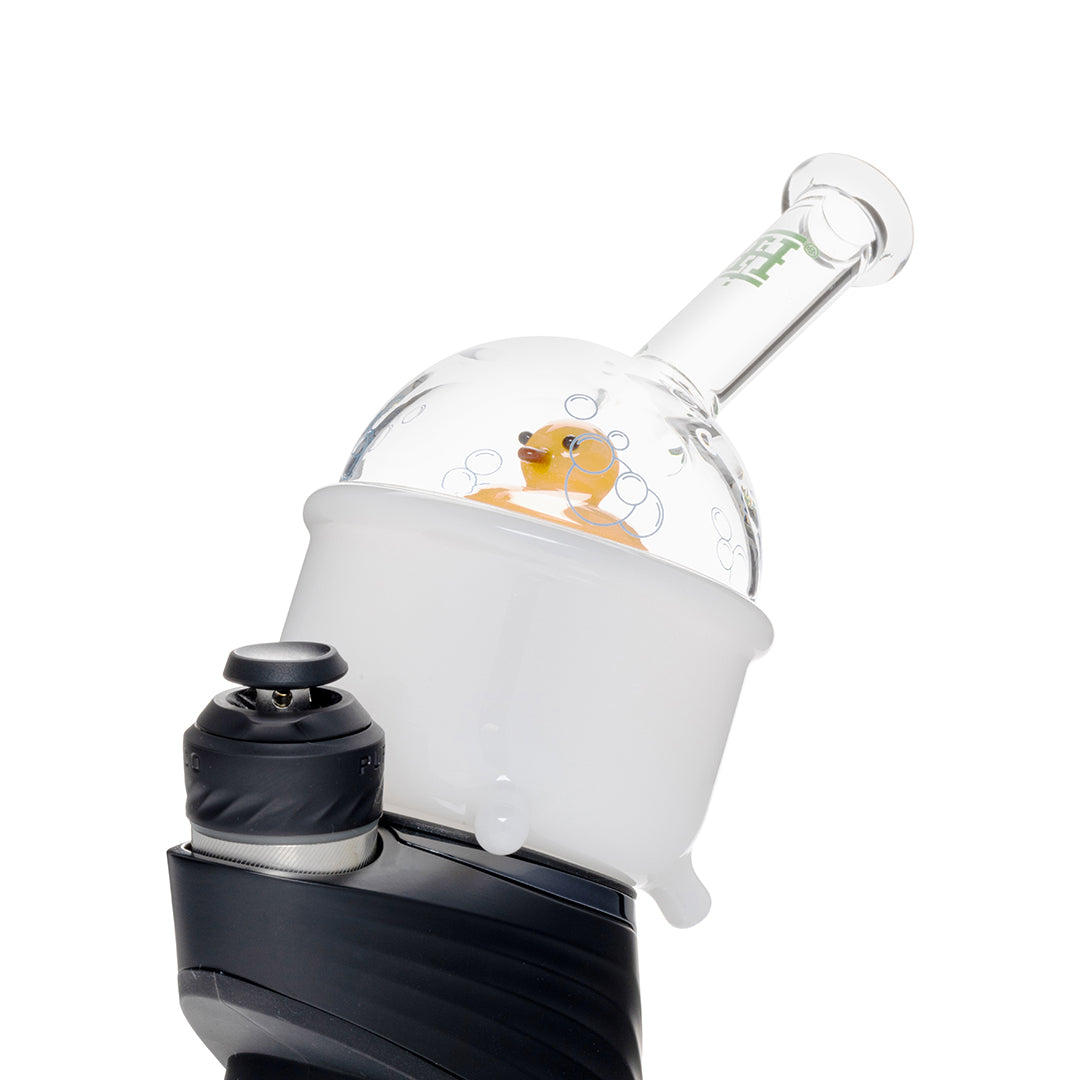 Hemper Ducky Puffco Peak Glass - Pato de hule amarillo