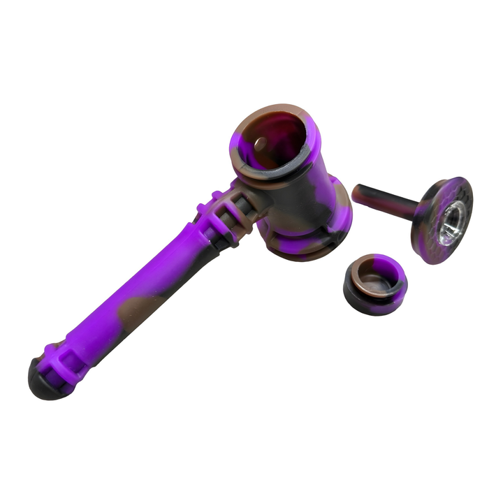 Pipa Martillo Silicona con Filtración de Agua – La Portátil que No se Rompe