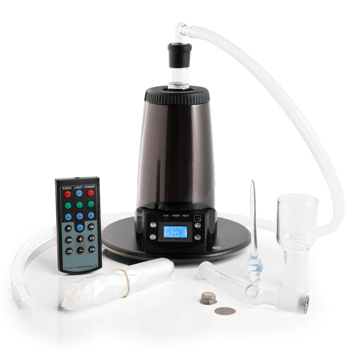Arizer Extreme Q — Vaporizador de Escritorio con Whip y Balloon