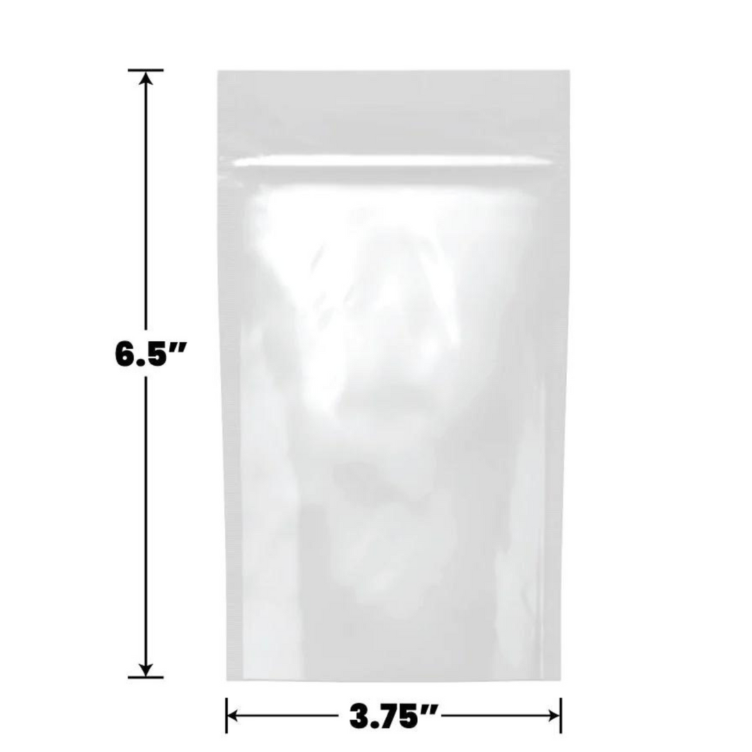 Bolsas Mylar 1/4 oz (7 gramos) - Blanco