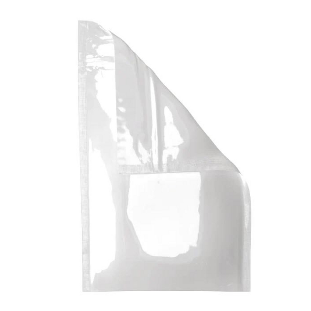 Bolsas Mylar Blancas 1 oz (28 gramos) - Blanco/Transparente
