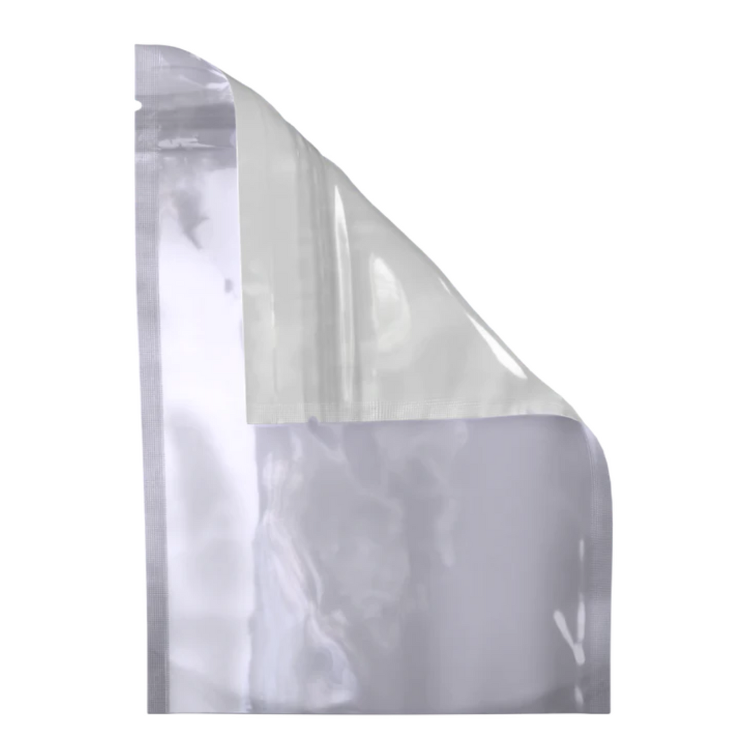 Bolsas Mylar 1/8 oz (3.5 gramos) - Blanco/Transparente