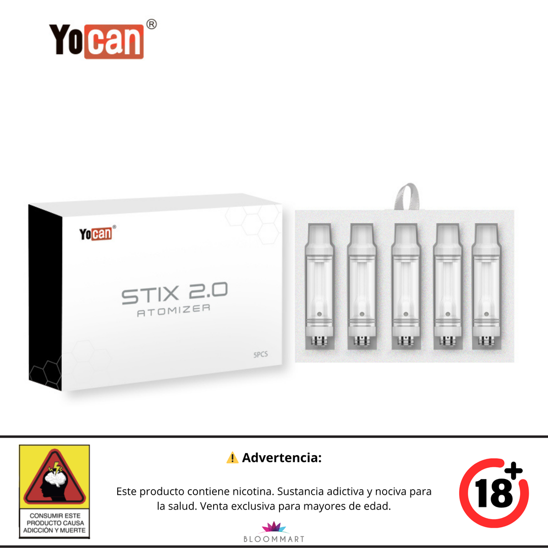 Cartucho repuesto Yocan Stix 2.0 - Cartucho para destilados y aceites
