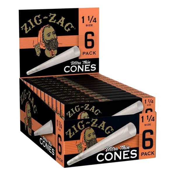 Exhibidor de conos pre-enrollados Zig-Zag 1¼ ultradelgados