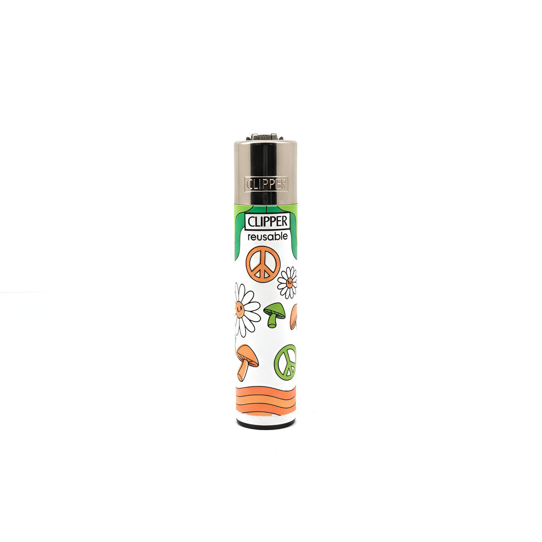 🌈 Encendedores Clipper – Colección Hippie Vibes (Edición Retro 70’s)