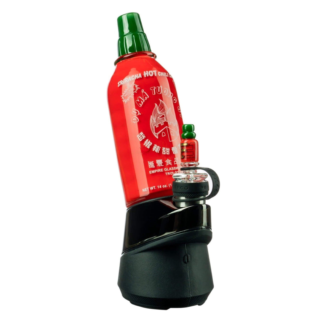 Empire Glassworks Sriracha Puffco Peak - Vidrio artesanal hecho a mano en USA