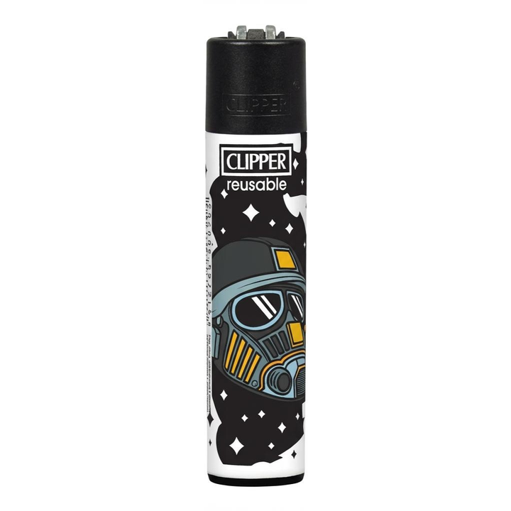 Encendedores Clipper Recargables – Space Helmets