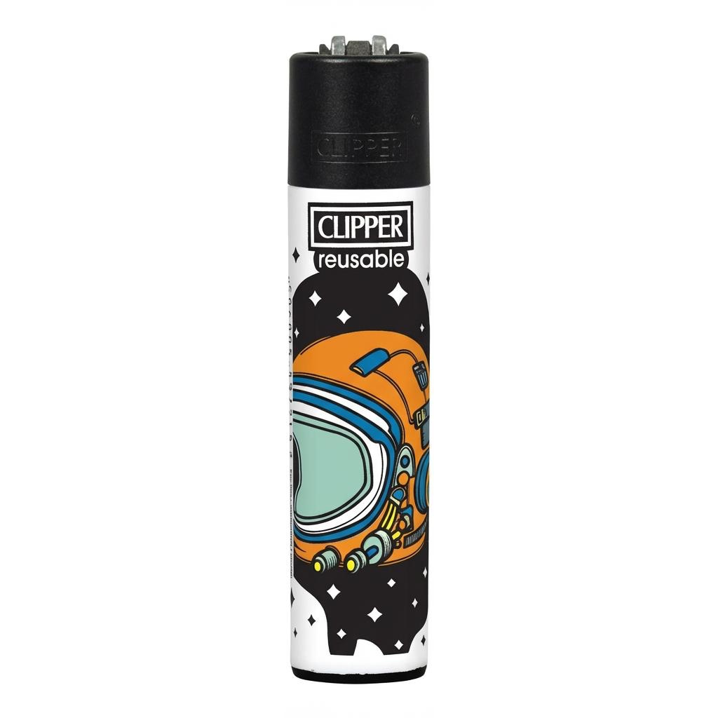 Encendedores Clipper Recargables – Space Helmets