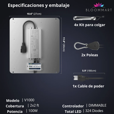 Panle LED Viparspectra V1000