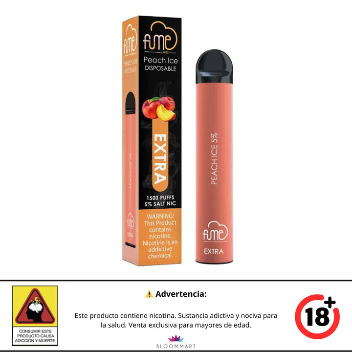 Vaporizado Fume Extra 1500puffs Peach Ice