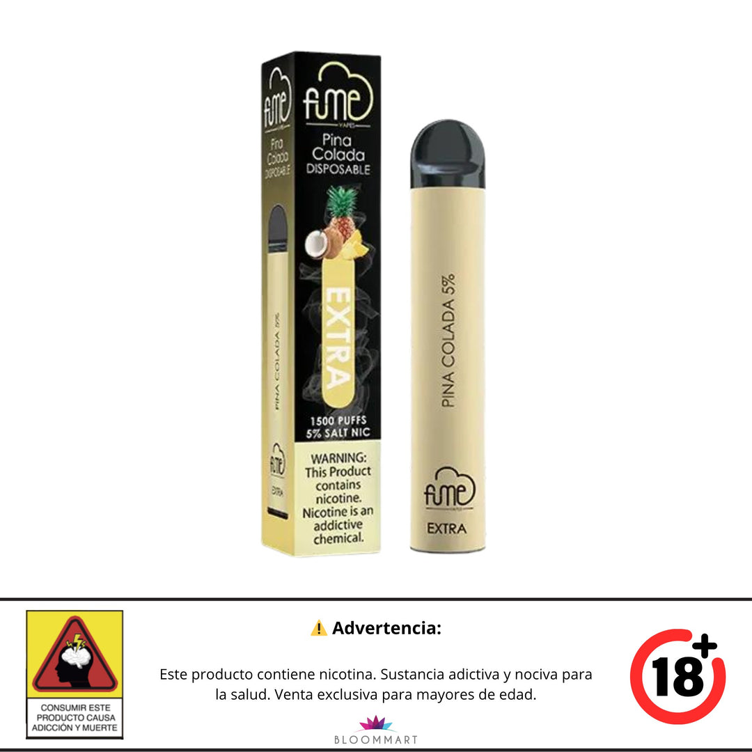 Vaporizado Fume Extra 1500puffs Pina Colada