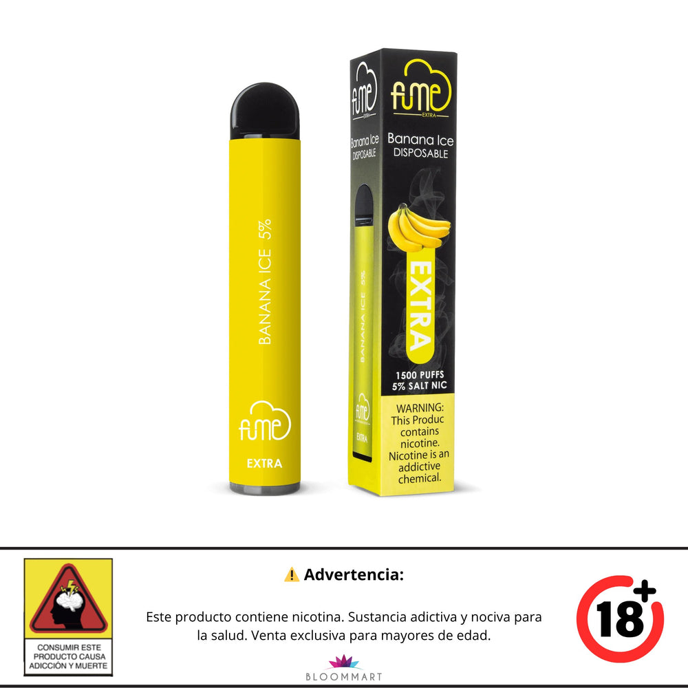 Vaporizado Fume Extra 1500puffs Banana Ice