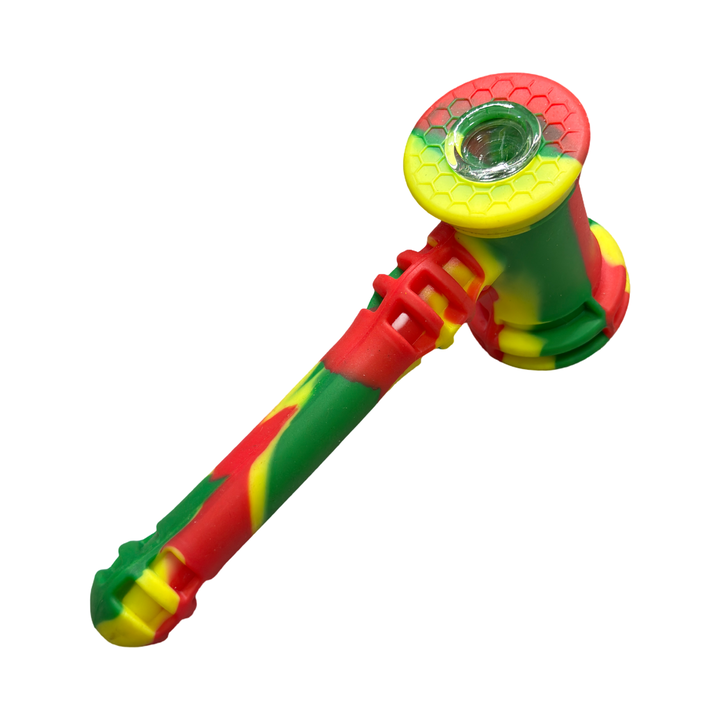 Pipa Martillo Silicona con Filtración de Agua – La Portátil que No se Rompe