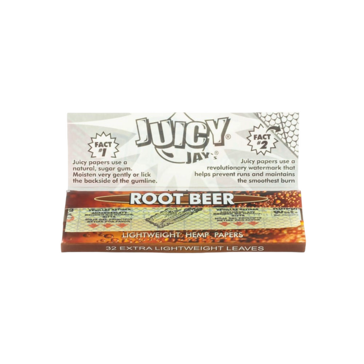 Juicy Jay’s Root Beer 1¼ – Siente el sabor espumoso y dulce del clásico americano