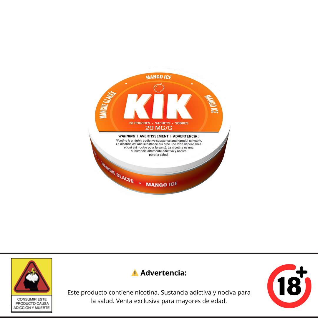 STLTH KIK Nicotine Pouches (Saquitos de nicotina)