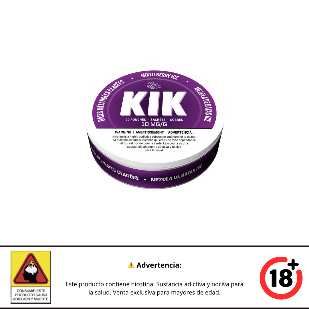 STLTH KIK Nicotine Pouches (Saquitos de nicotina)