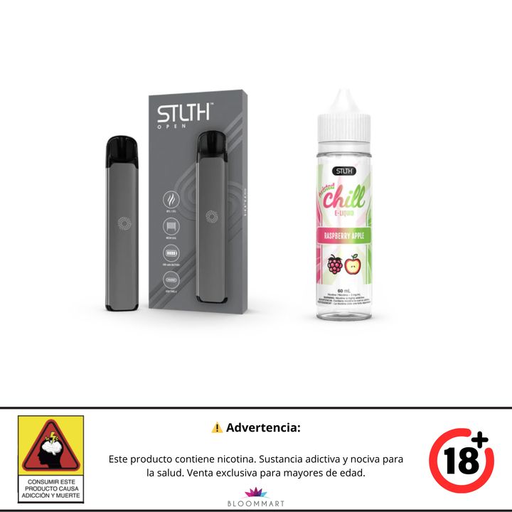 KIT STLTH VAPE OPEN + E-LIQUID TWISTED CHILL