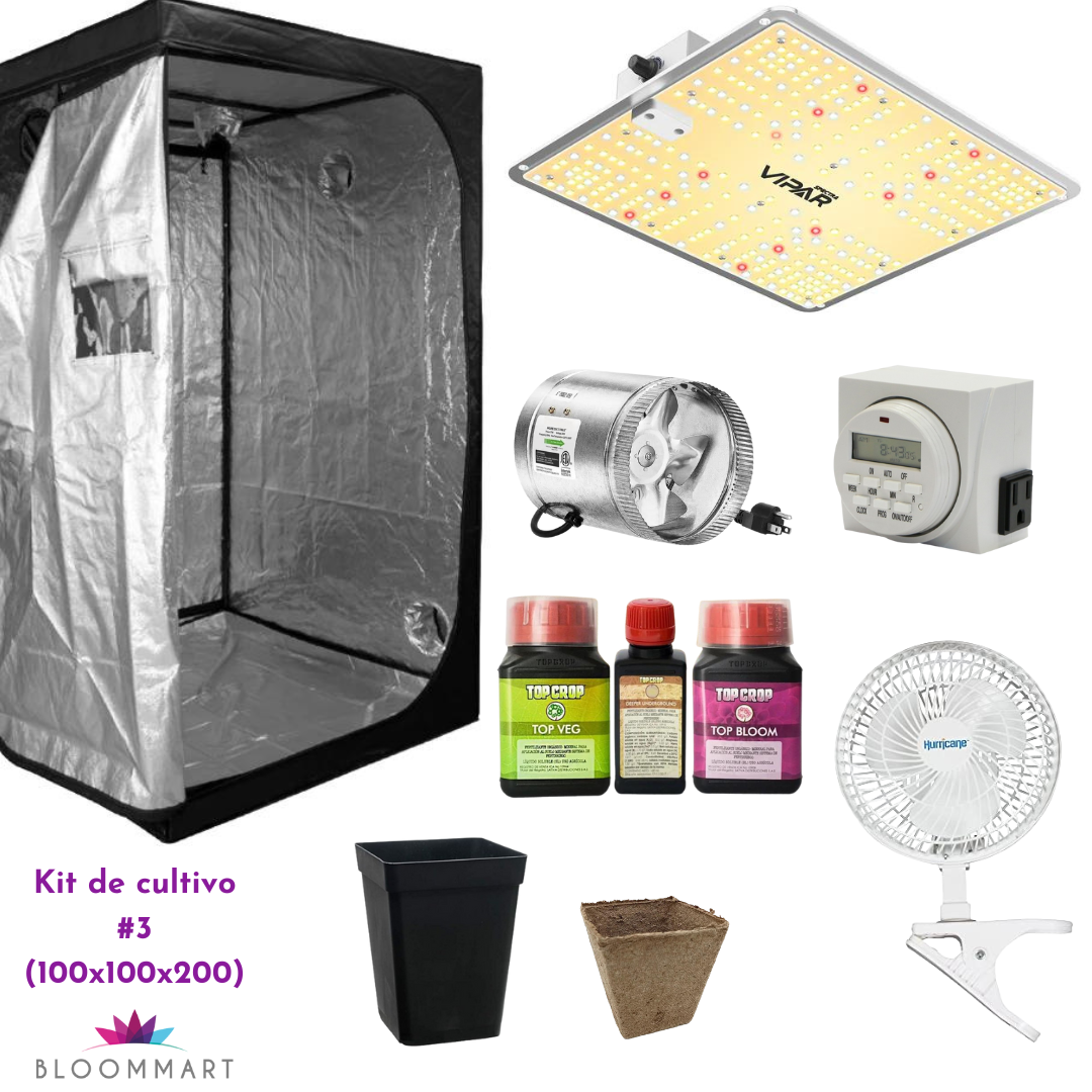 KIT DE CULTIVO INDOOR #3 - (100X100X200)