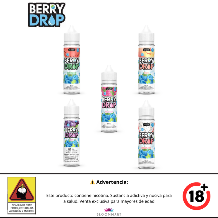 STLTH BERRY DROP ICE - E-Liquid de BASE LIBRE 60ML