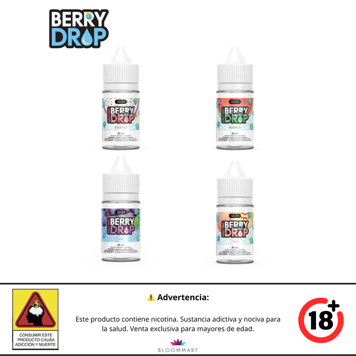 STLTH BERRY DROP ICE - E-Liquid de SALES DE NICOTINA 30ML