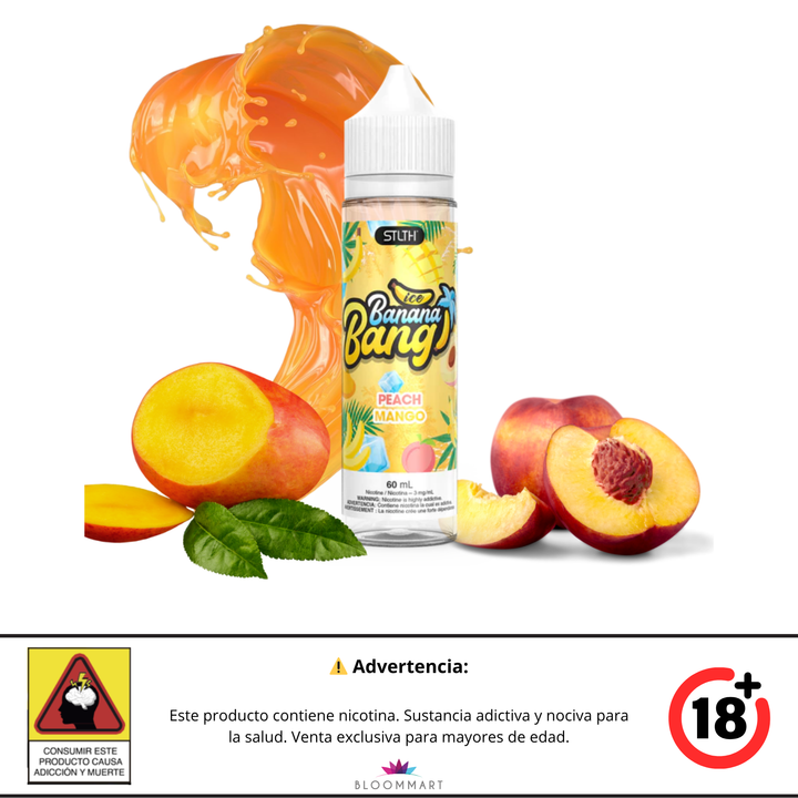 STLTH BANANA BANG ICE - E-Liquid de BASE LIBRE 60ML