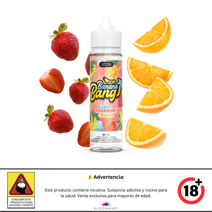 STLTH BANANA BANG ICE - E-Liquid de BASE LIBRE 60ML