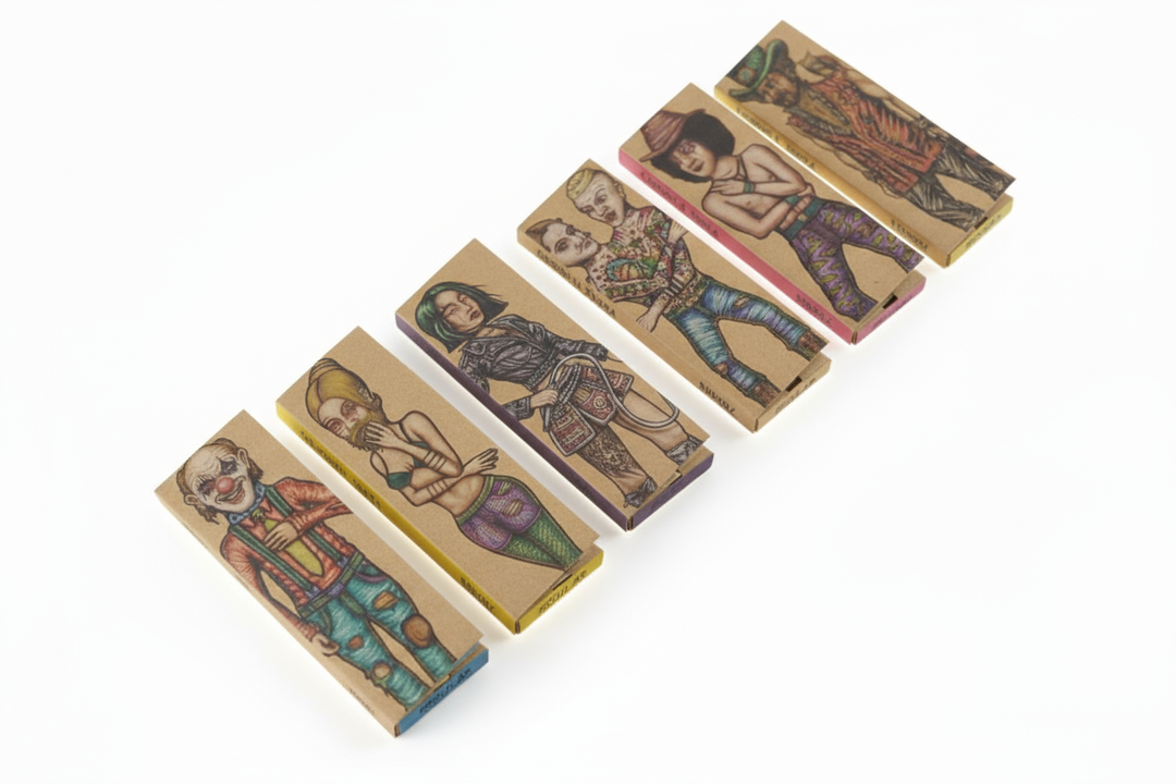 Papeles para Fumar Lion Rolling Circus Unbleached Single Wide (70mm)