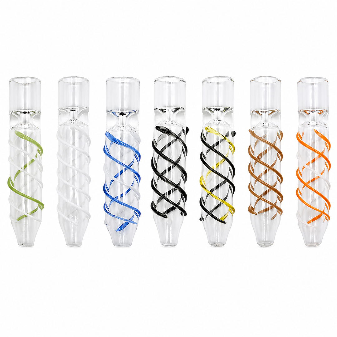 Pipa Chillum Clásica de vidrio
