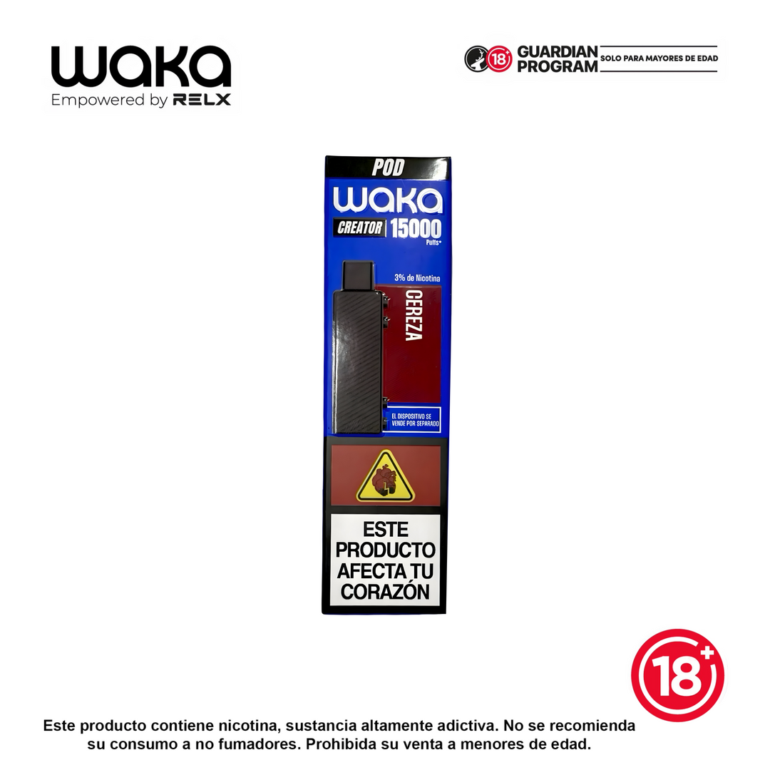 Pods Waka Creator 15,000 Puffs – Sabores Premium