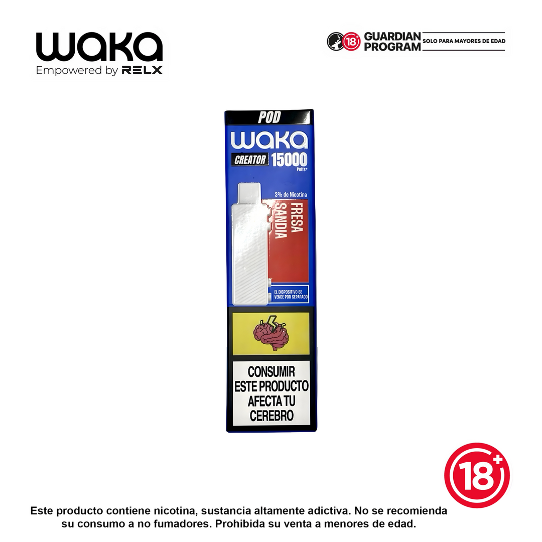 Pods Waka Creator 15,000 Puffs – Sabores Premium