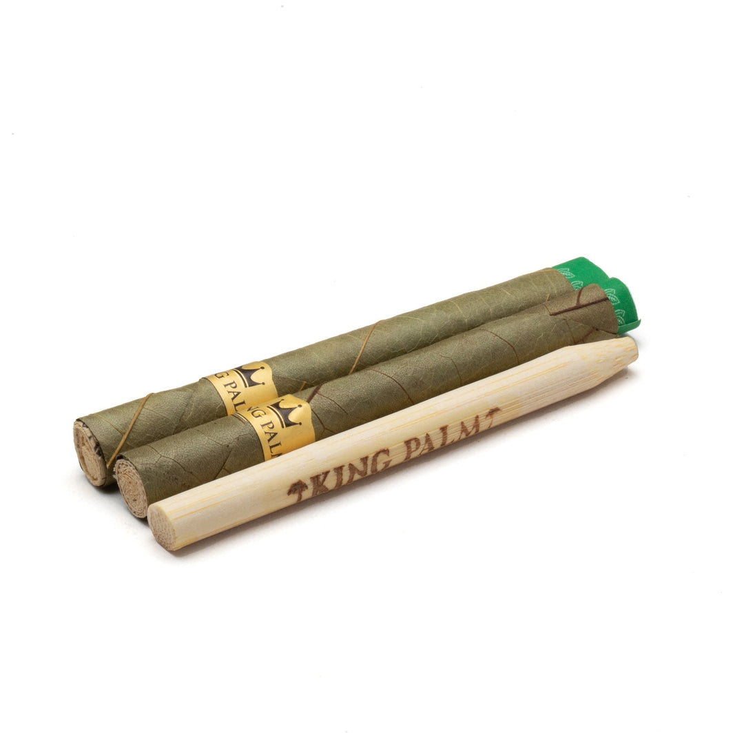 Mini Roll King Palm pre-enrollado sabor fresas con crema