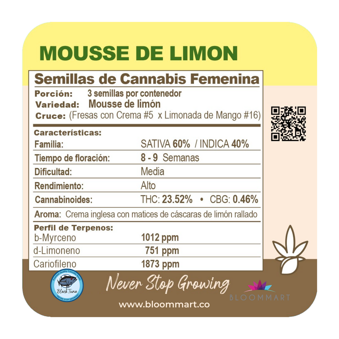 Mousse de Limón - Black Tuna Seeds