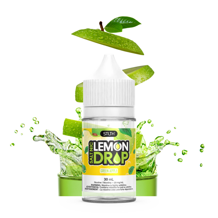 Variante manzana verde de Lemon Drop sin mentol