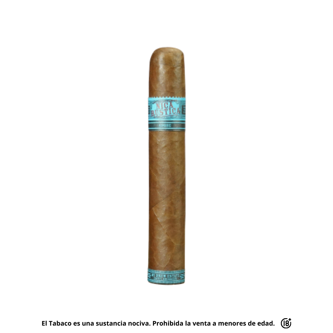  tabaco Nica Rustica Adobe Gordo Drew Estate en primer plano.