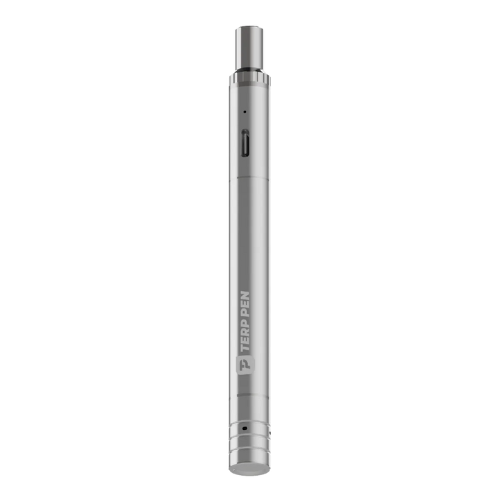 Boundless Terp Pen II en color plata, cuerpo cilíndrico de acero inoxidable