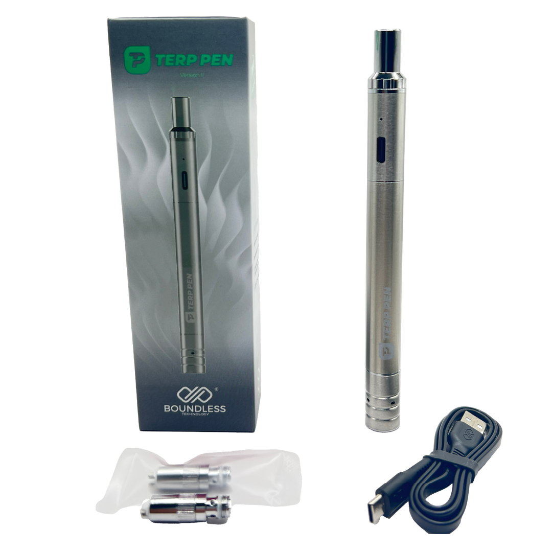 Boundless Terp Pen II — Dab Pen Ultra-Compacto de Acero Inoxidable
