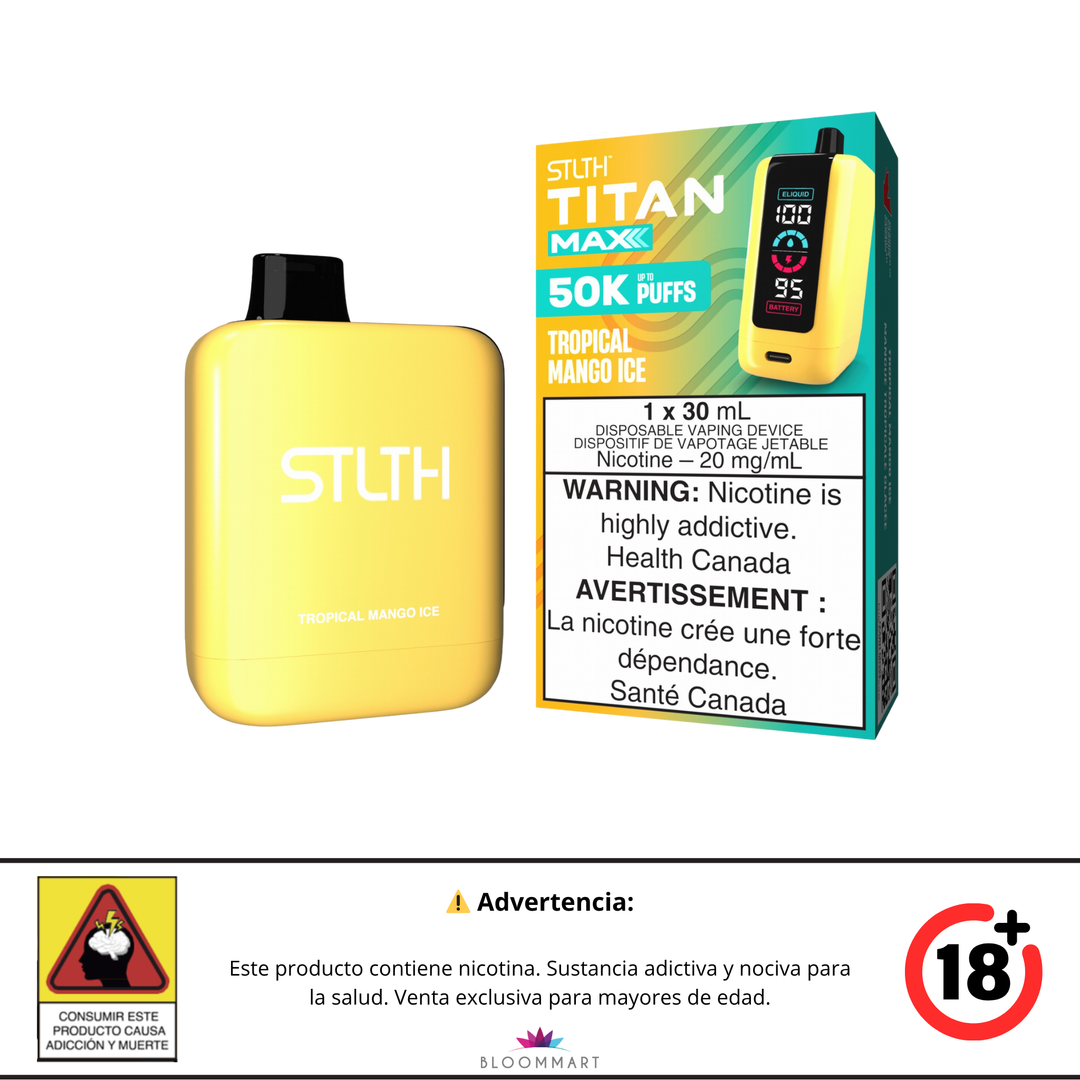Vaporizador STLTH TITAN MAX: 50K