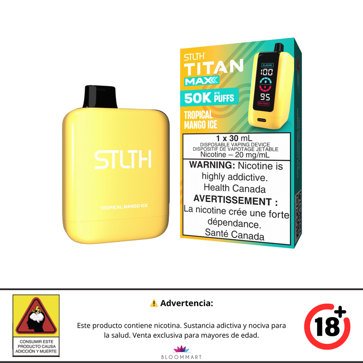 Vaporizador STLTH TITAN MAX: 50K
