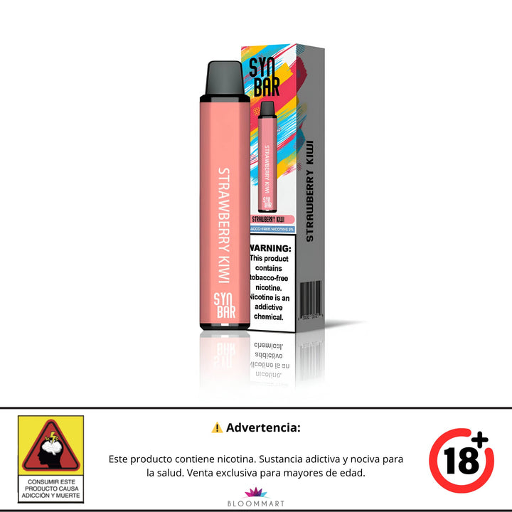 SYN BAR 1500 Puff Kiwi Strawberry - Vaporizador Desechable