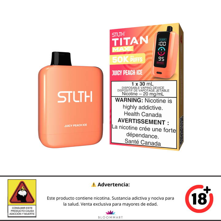 Vaporizador STLTH TITAN MAX: 50K