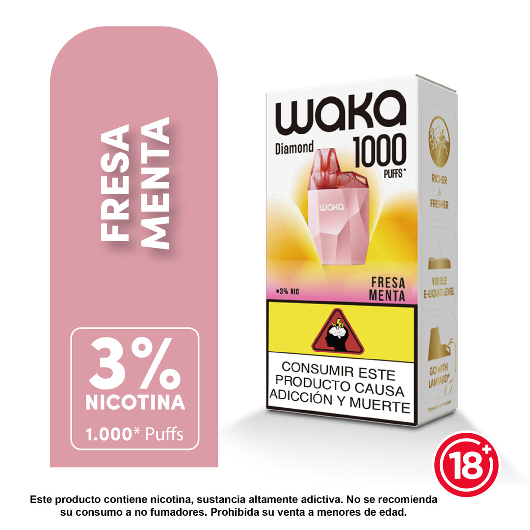 Vaporizador WAKA Mini Diamond 1000